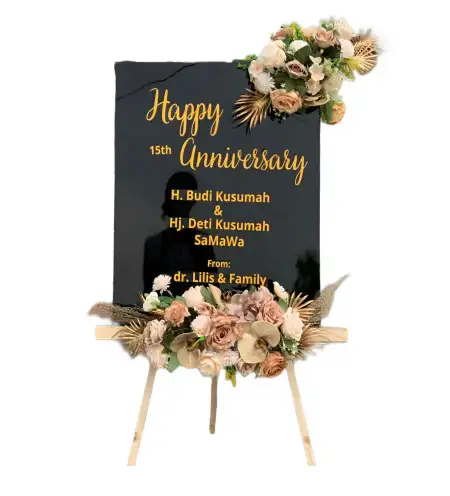 Papan Bunga Akrilik Karangpring