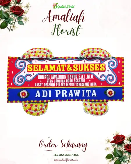 Papan Bunga Ucapan Selamat Karangpring